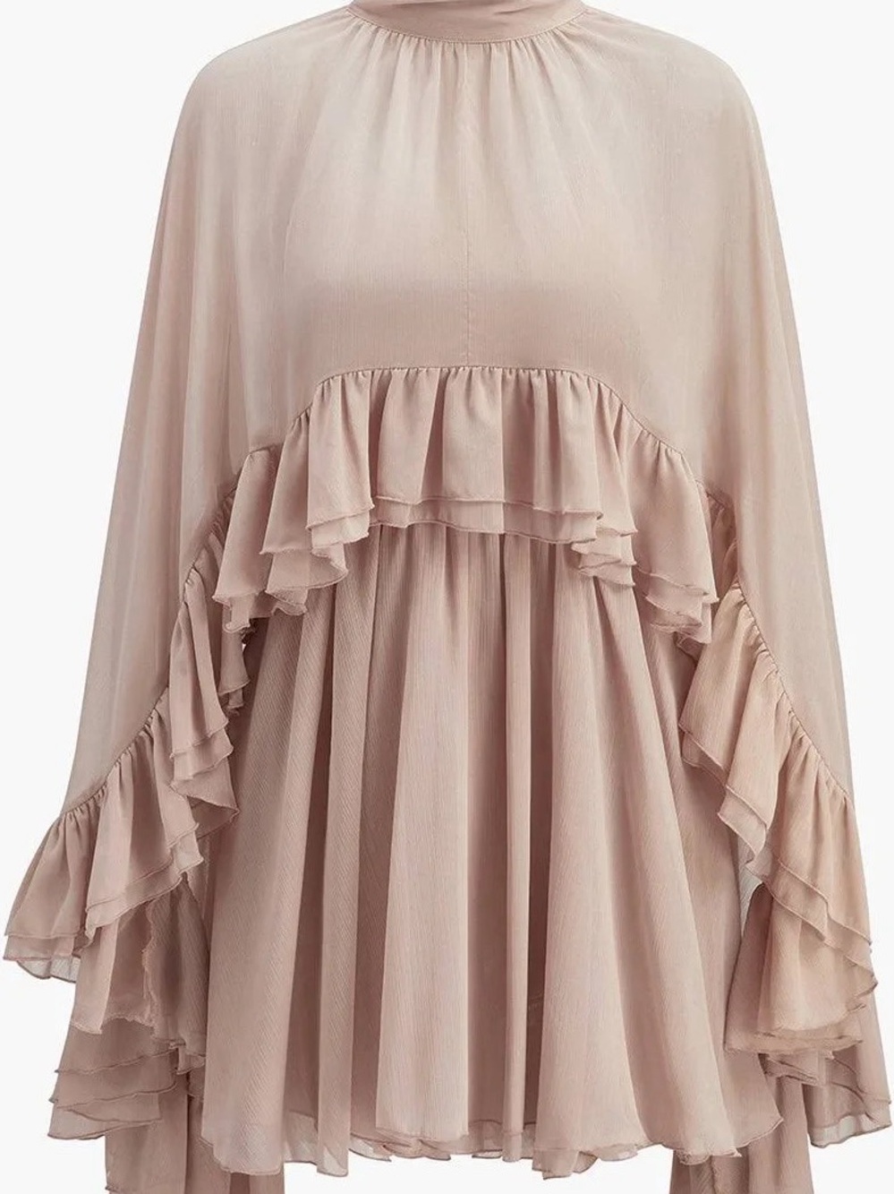 Commando Blush Pink Ruffle Mini Dress - Picture 3 of 11